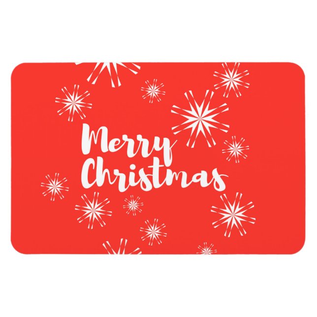 Ímã Design alegre e divertida de "Feliz Natal" (Horizontal)