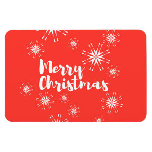 Ímã design alegre e divertido de "Feliz Natal"