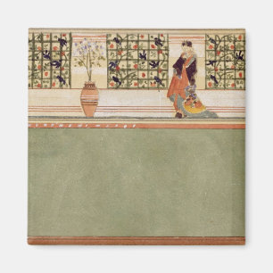 Imã Design Anglo-Japonês da parede, c.1860 (w/c &