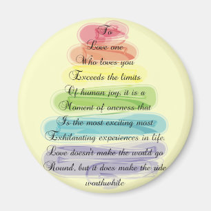 Imã Design artística da árvore dos presentes do poem