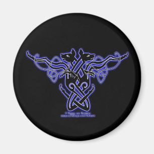 Imã Design celta #1 do cão dos ímãs