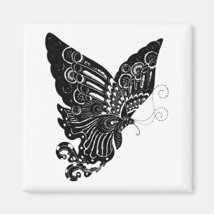 Imã Design chinês da borboleta do Papel-Cut - ímã