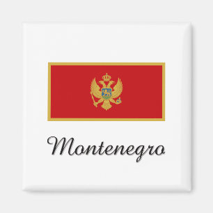 Imã Design da bandeira de Montenegro