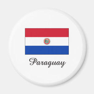 Imã Design da bandeira de Paraguai