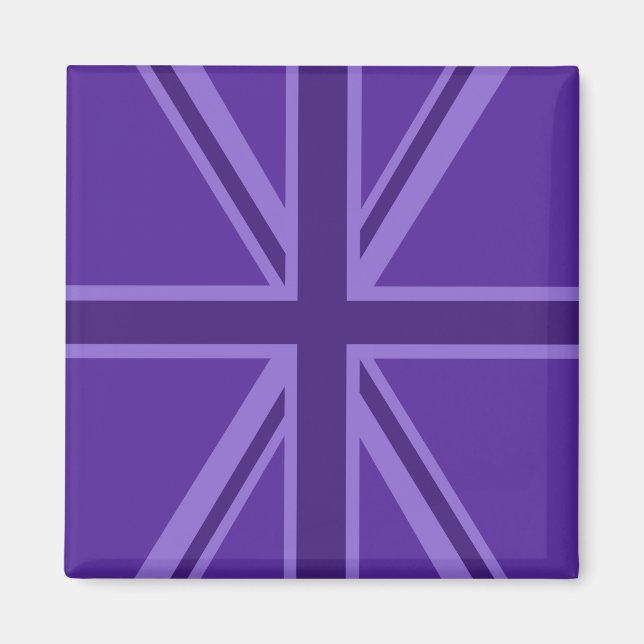 Imã Design da bandeira Roxo Union (Frente)