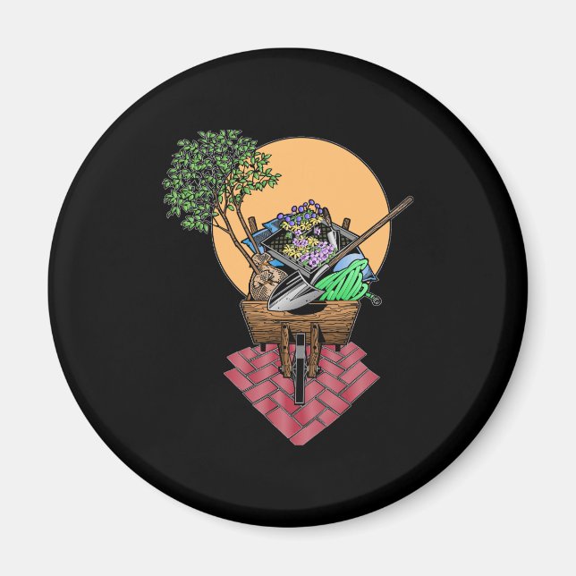 Imã Design da roda de jardinagem (Frente)