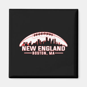 Imã Design da Silhueta da Cidade de Boston na Nova Ing