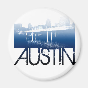 Imã Design da skyline de Austin