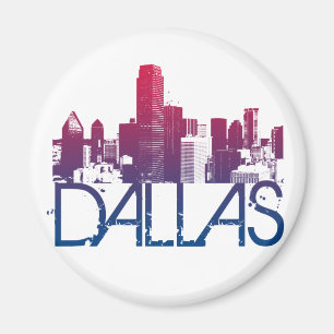 Imã Design da skyline de Dallas