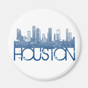 Imã Design da skyline de Houston
