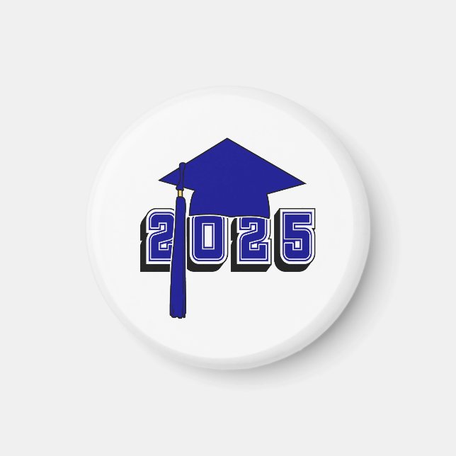 Imã Design da Turma de 2025 da Tábua de Argamassa (Frente)