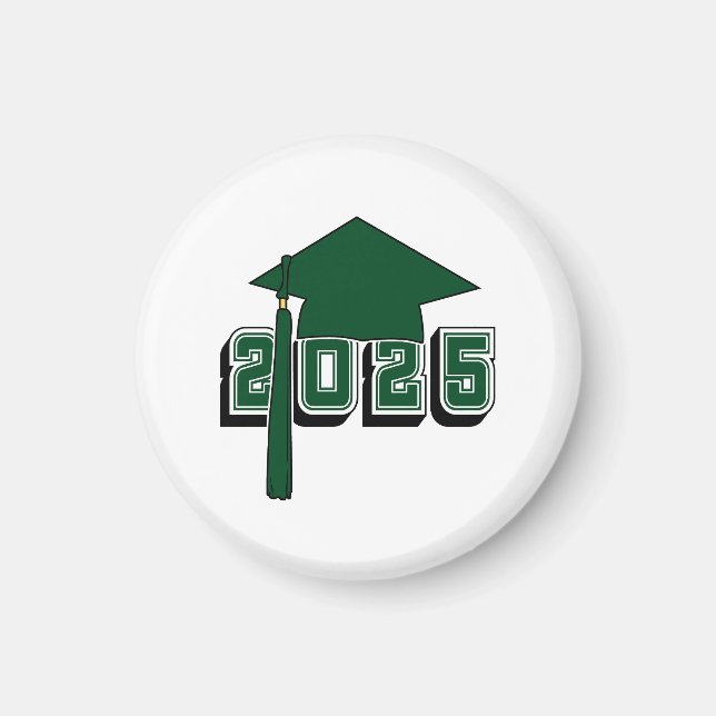 Imã Design da Turma de 2025 da Tábua de Argamassa (Frente)