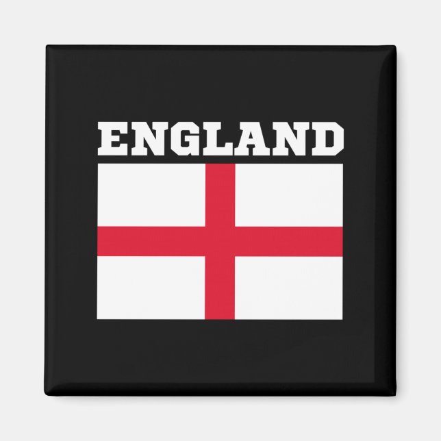 Imã Design de Amante de Futebol da Inglaterra para Hom (Frente)