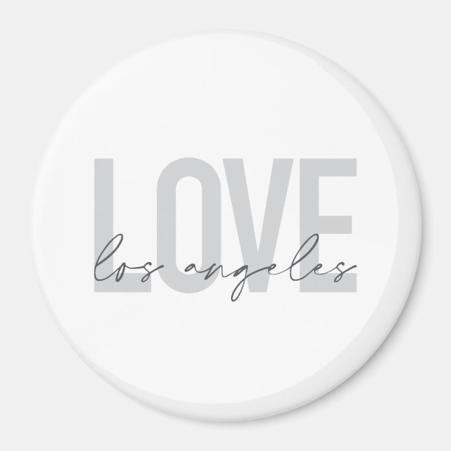Imã Design de Amor de Los Angeles moderno, simples e u (Frente)