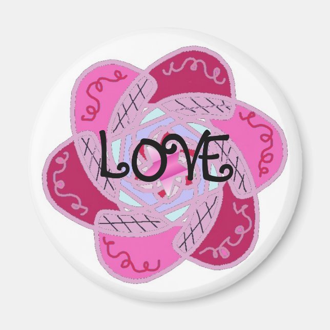 Imã Design de Amor Funky (Frente)