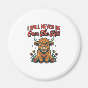 Imã Design de aniversário engraçado de vaca das Terras