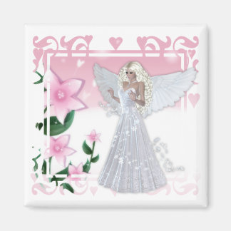 Imã Design de Anjo da Flor