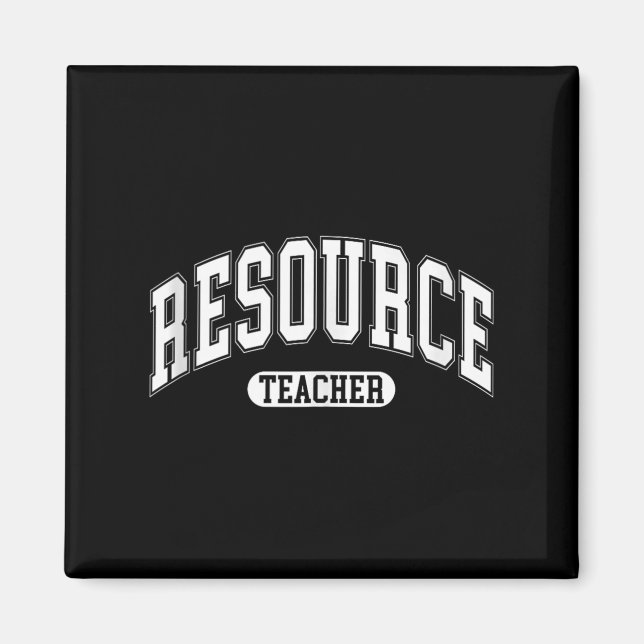 Imã Design De Apreciação De Professores De Recursos Pa (Frente)
