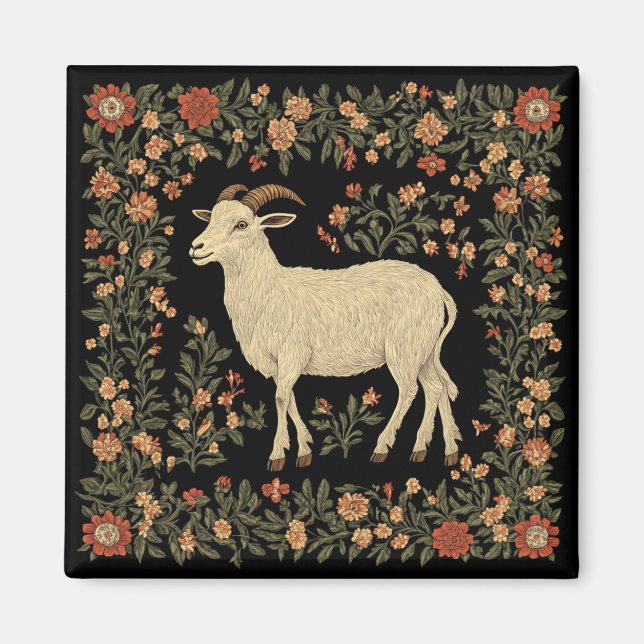 Imã Design de Arte Folar e Caprino Encantado (Frente)