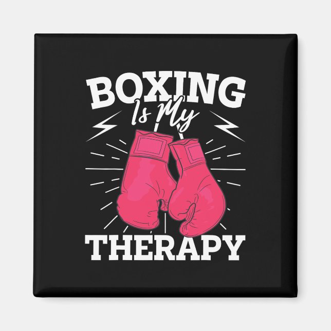 Imã Design de Boxing Motivacional Para Combatentes Pio (Frente)