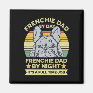 Imã Design de Bulldog Francês para Seu Pai Francês