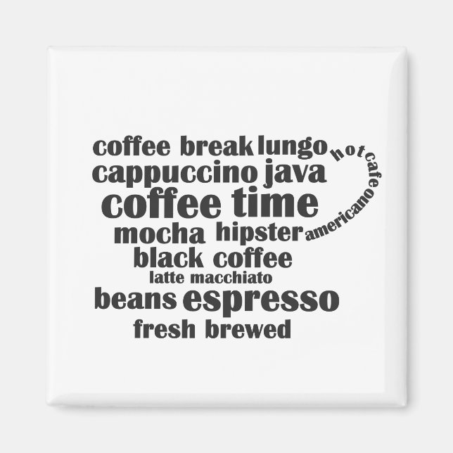 Imã Design de café (Frente)