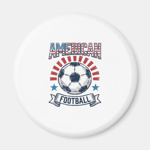 Imã Design de Camisa de Bola de Futebol Americano Vint