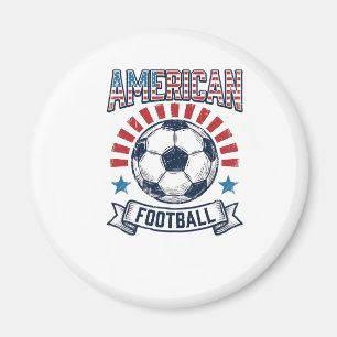Imã Design de Camisa de Bola de Futebol Americano Vint