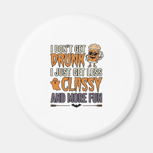 Imã Design de camiseta engraçado de Halloween menos so