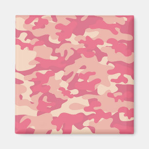 Imã Design de Camo Rosa