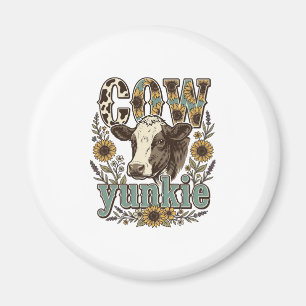 Imã Design de Casa de Campo de Girassol Yunkie de Vaca