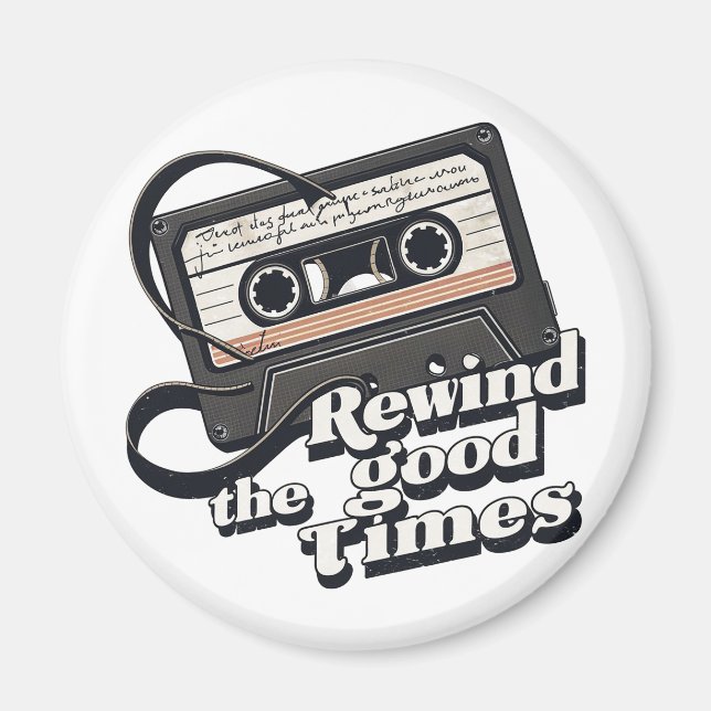 Imã Design de Cassete Retroativo para amantes da Nosta (Frente)