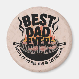 Imã Design de CHURRASCO do Melhor Pai - Rei da Grelha
