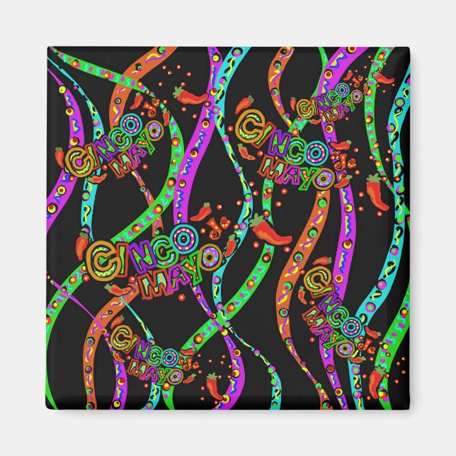 Imã Design de Cinco de Mayo (Frente)