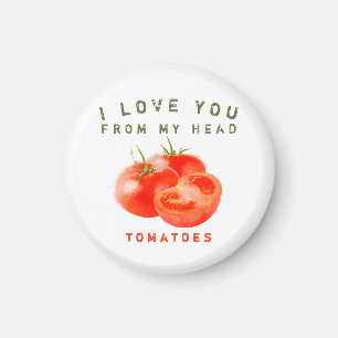 Imã Design de Citação do Tomato Vintage - 