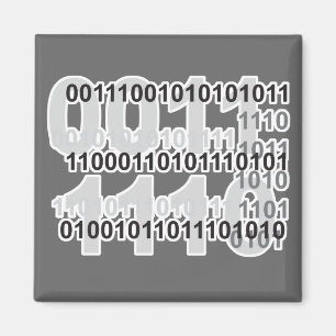 Imã design de código binário