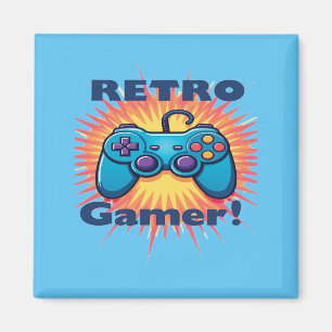 Imã Design de Controladora de Jogador Retroativo para