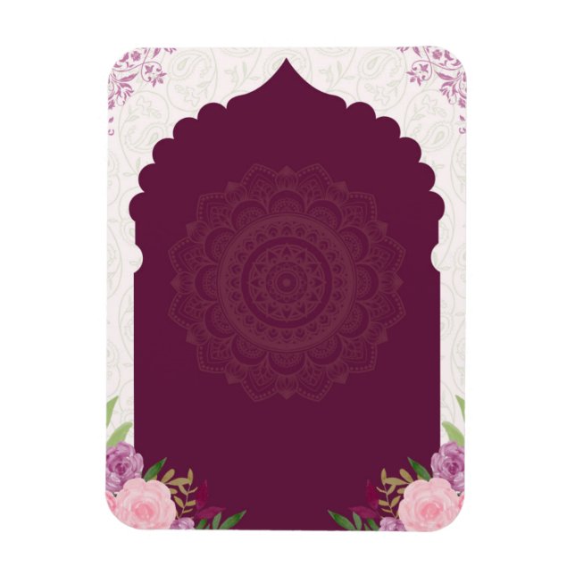 Ímã Design de convite de casamento (Vertical)