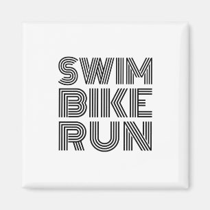 Imã Design de corrida de natação de Triathlon