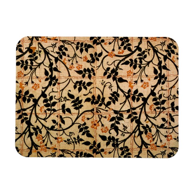 Ímã Design de cortina de jasmim, 1868-70 (berço impres (Horizontal)