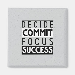 Imã Design de Cotação Motivacional para Achievers