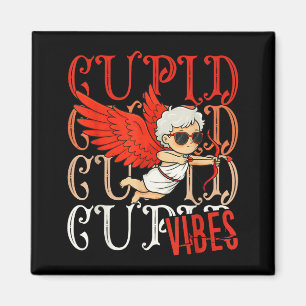 Imã Design de Cupido fofo de São Valentim para casais,