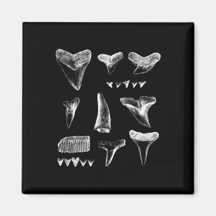 Imã Design de Dentes Engraçados De Tubarão Para Homens