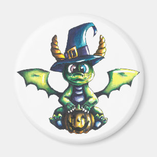 Imã Design de Dragão de Halloween