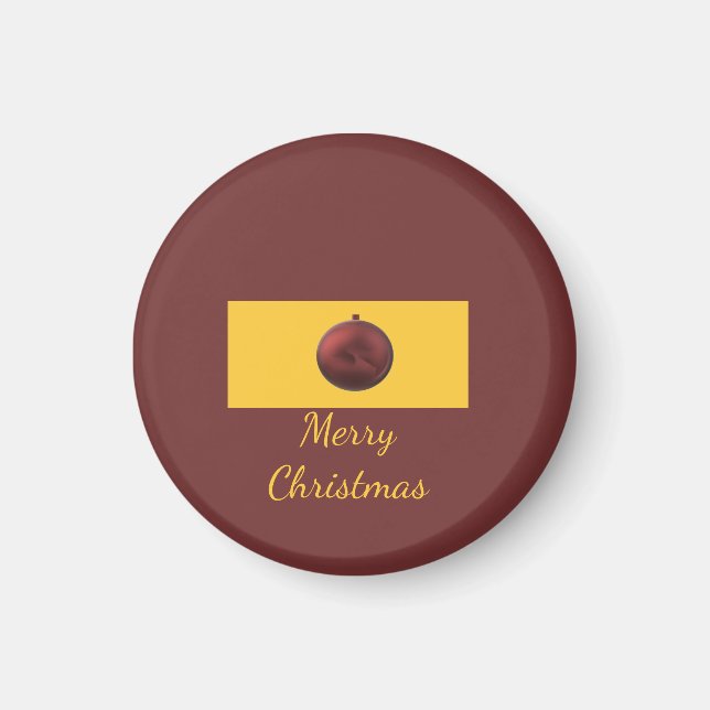 Imã Design de Enfeite de Natal (Frente)