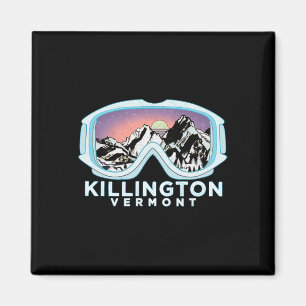 Imã Design de Esqui Killington Killington, Vt Esqui Ne
