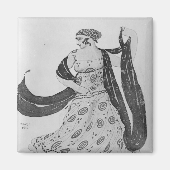 Imã Design de fantasia para "Cleópatra", 1910 (Frente)