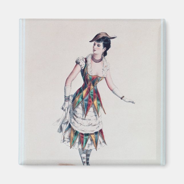 Imã Design de fantasia para uma harlequina fêmea, c.18 (Frente)