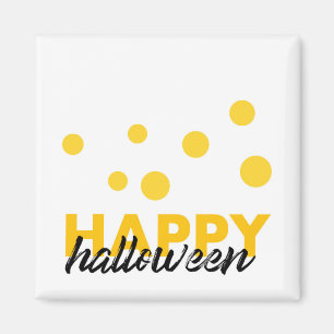 Imã design de Feliz Halloween Moderno e brincalhão