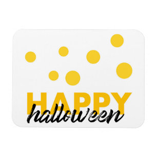 Ímã design de Feliz Halloween Moderno e brincalhão